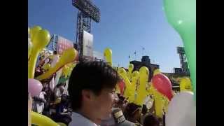 2015年5月5日　阪神タイガース　7回裏　ラッキーセブンのジェット風船