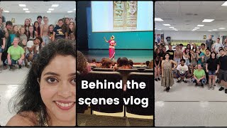 BEHIND THE SCENES of an Indian classical educational dance workshop abroad | Odissi in USA.