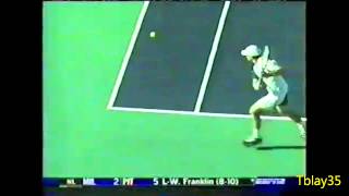 Cincinnati 2003= Andy Roddick Incredible One Handed Backhand (HD)