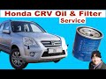 Honda CRV Oil & Filter Change 🚗 Service - K20 K24 2 / 2.4 Litre Petrol Engine Civic Accord