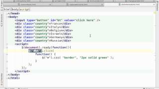 Selecting All Elements using jQuery
