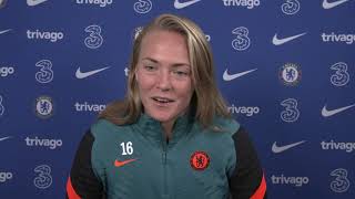 Magdalena Eriksson ​🎙 | Chelsea Women v VFL Wolfsburg | Press Conference | Women's Champions League