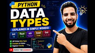 Python Data Types Explained in Simple Words 🐍 | Python Tutorial for Beginners