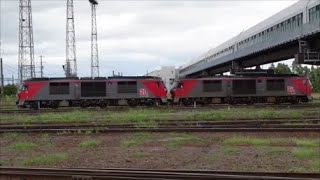 札幌貨物ターミナル駅に到着したクマ重単！