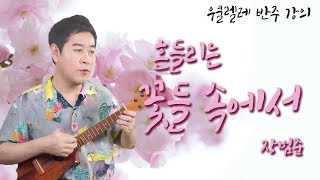 [우쿨 레슨]#8 흔들리는 꽃들 속에서 네 샴푸향이 느껴진거야 우쿨렐레로 쉽게_코드,주법,악보