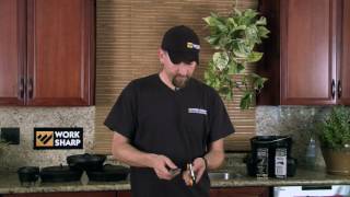 How to Sharpen a Serrated Pocket Knife  with Work Sharp