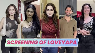 Payal Gaming, Ayesha Khan, Kusha Kapila, Ritvik Sahore \u0026 Others Present At  Screening Of Loveyapa