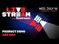 Live Stream Recorded Videos | Product Demo and Q&A