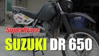 Installing SuperBrace Fork Stabilizer on a Suzuki DR 650