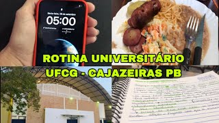 VLOG - ROTINA DE UM UNIVERSITÁRIO, NA UFCG CAMPUS CAJAZEIRAS PB (GEOGRAFIA)!!!