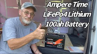 Ampere Time LiFePo4 Lithium 100ah Battery