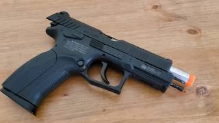 Grand Power K100 Airsoft GBB Pistol Chrono Test \u0026 Shooting Test