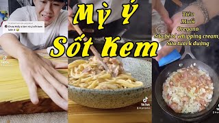 CÔNG THỨC MỲ Ý SỐT KEM tại nhà cực kỳ dễ ai cũng làm được của ông anh thích nấu ăn #short #tiktok