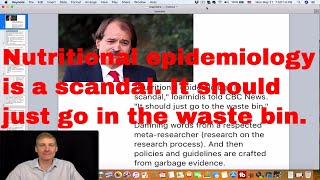 Final takedown of vegan, Anti-fat, USDA, Anti-meat, food pyramid research (technical)