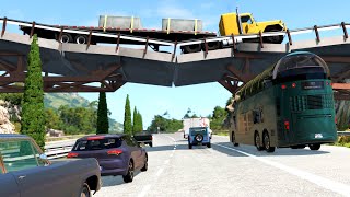 Collapsing Bridge Accidents 4 | BeamNG.drive