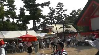 住吉祭　住吉踊　踊る