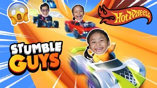 MABAR STUMBLE GUYS DI MAP HOTWHEELS TERBARU!! BARENG ALUNA DAN AMANDA!!