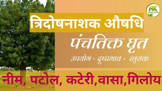 पंचतिक्त घृत :- त्रिदोषनाशक ओषधि, बनाने की विधि ओर फ़ायदे ।@ak ayurveda