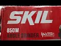 skil angle grinder unboxing