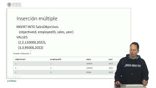 SQL. Insert, Update, Delete | 11/25 | UPV