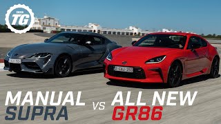 First Drive Toyota Gr86 Vs Manual Supra – Which Analogue Sports Car Is Best  Top Gear