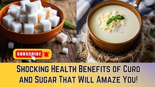 Untapped Health Benefits: Curd and Sugar's Advantage! | Wellness Explorers