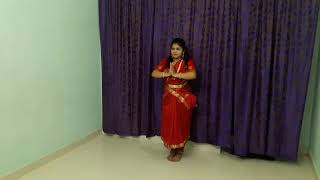 Andhra natyam vinayaka kowtham practice vedio