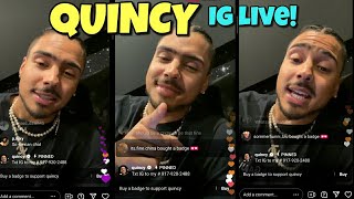 QUINCY INSTAGRAM LIVE!