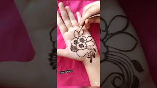 Stylish Floral Mehndi Design For Front Hand | Beautiful Arabic Henna Design | Roshni Khan