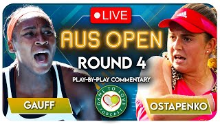 GAUFF vs OSTAPENKO | Australian Open 2023 | LIVE Tennis Play-by-Play Stream