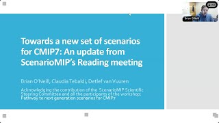 Towards a new set of scenarios for CMIP7 An update from ScenarioMIP’s Reading meeting