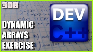 C++ EXERCISES Dynamic Arrays using malloc