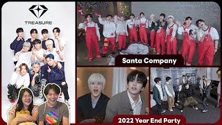 Reaction | TREASURE - Santa Company & 2022 Year End Party #ชวนเธอมารีแอค