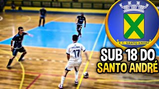 FUI GRAVAR O SUB 18 DO SANTO ANDRÉ FUTSAL - SERÁ QUE TEM MUITOS CRAQUES ?