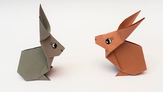 Paper craft bunny rabbit craft at home Easy Origami Rabbit - How to Make Rabbit Step by Step at home