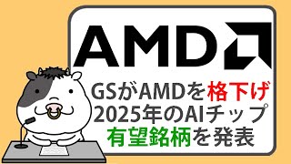 AMD株が格下げ。2025年のAIチップ有望銘柄として、ゴールドマンが意外な選択を発表【2025/01/11】