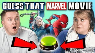 GUESS THAT MARVEL MOVIE CHALLENGE | FBE Staff Reacts