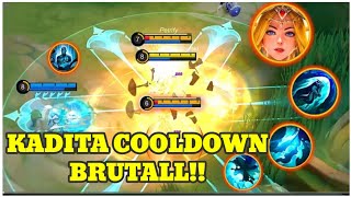 ATI-ATI !! BUILD KADITA NO COOLDOWN BRUTAL!! | MOBILE LEGEND BANG BANG