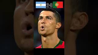 Portugal vs Argentina Final 2022 Imajinary match #ronaldo vs #messi 🔥 #football #youtubeshorts