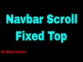 Navbar Scroll Fixed Top