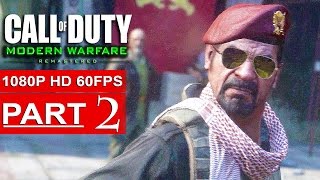 CALL OF DUTY MODERN WARFARE REMASTERED Gameplay Walkthrough Part 2 [1080p HD 60FPS] - No Commentary