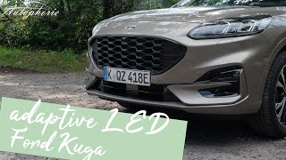 2021 Ford Kuga: adaptive LED-Scheinwerfer (Technologie-Paket) Test [4K] - Autophorie Extra