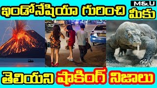 Unknown and Weird Facts About INDONESIA || in Telugu || by Mysteries \u0026 Unknown Facts