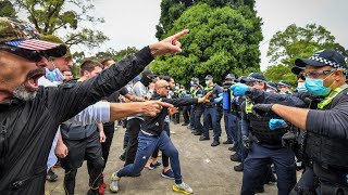 Violent anti-lockdown protests lead to 16 arrests