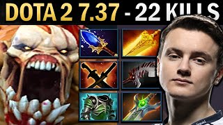 Lifestealer Gameplay Miracle with 22 Kills and Abyssal - Dota 2 7.37