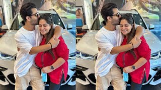 Dipika Kakkar is flaunting her Huge Baby Bump with her New Year Gift BMW X7 with Shoaib Ibrahim