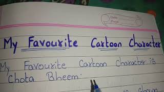 Essay on Chota Bheem Cartoon / 10 lines on My favourite cartoon character is Chota Bheem