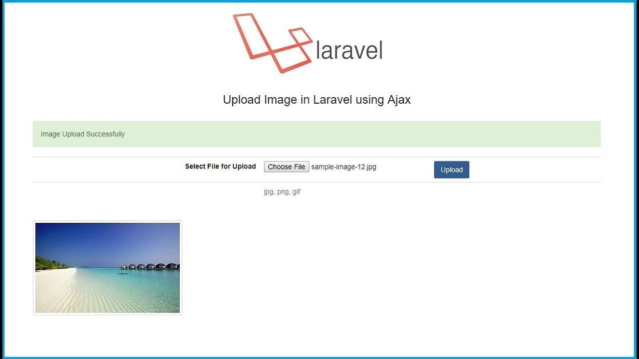 Ajax File Upload In Laravel Youtube Ajax File Upload In Laravel Youtube