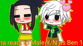 Mha react to Male Y/N as Ben 10 (2/?)