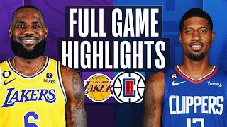Los Angles Lakers vs. Los Angeles Clippers Full Game Highlights | Jan 24 | 2022-2023 NBA Season